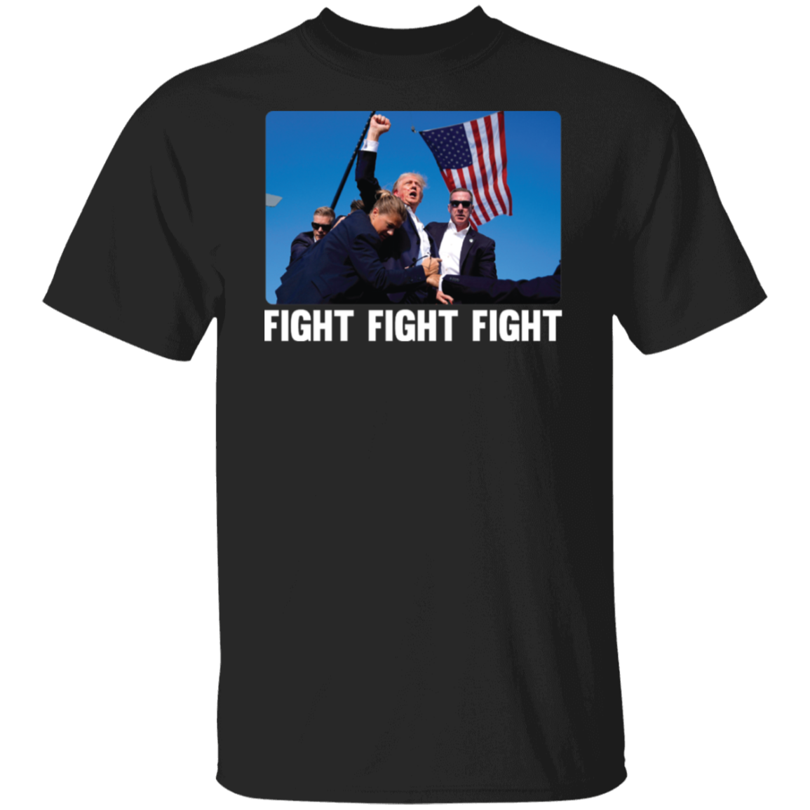 Trump Fight Fight Fight Shirt | Trump Shot Shirt | Trump Store – Donald ...