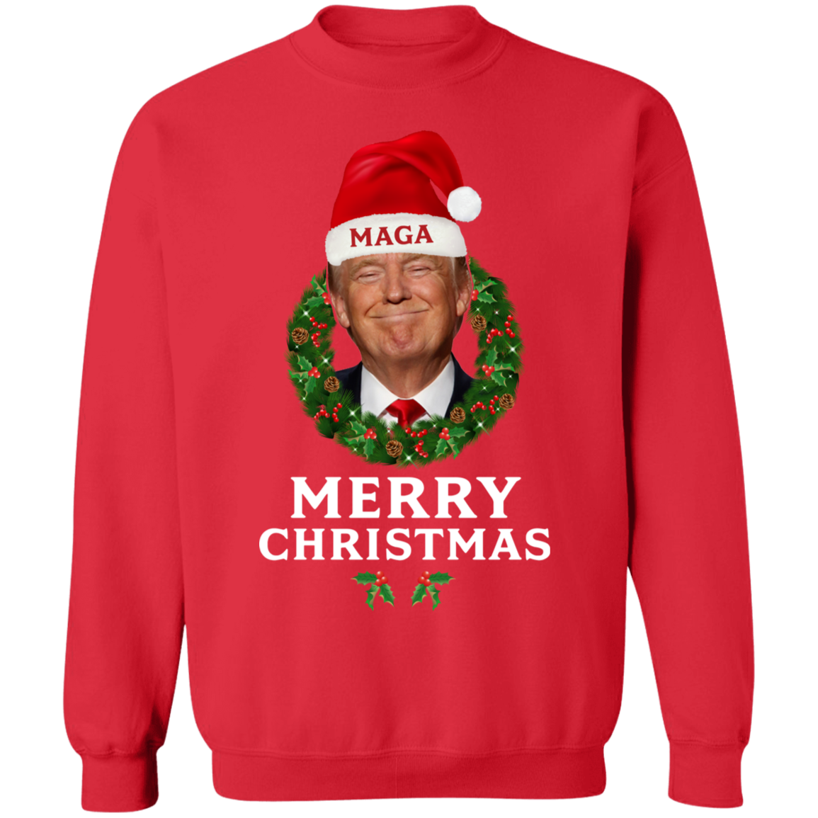 Donald Trump MAGA Christmas Sweatshirt